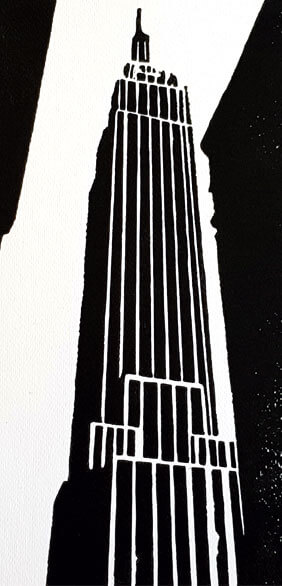Michael-Eckhardt-New-York-Empire-State-Building-Woodcut-Mahaloha-Gallery-Startseite